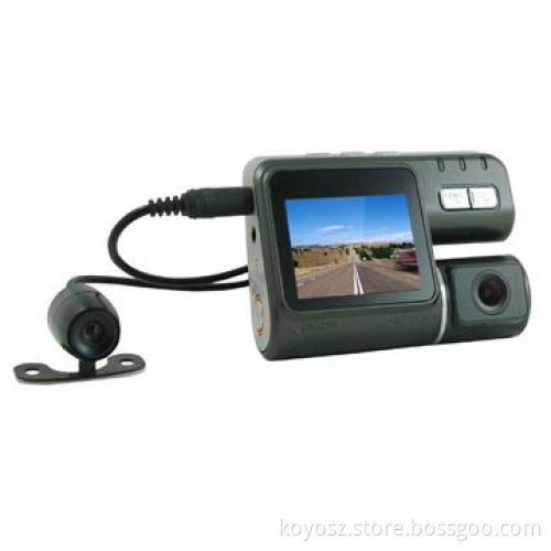 Standalone Drive Video Recorder, Dual-camera and Rear View Camera, HD 720-pixel, 2-inch LCD Screen